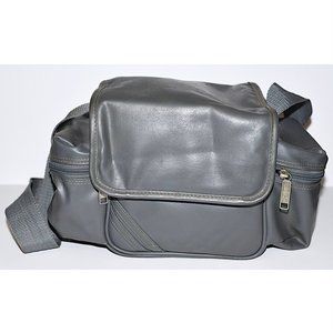 Coastar Vintage Gray Leather Camera Bag